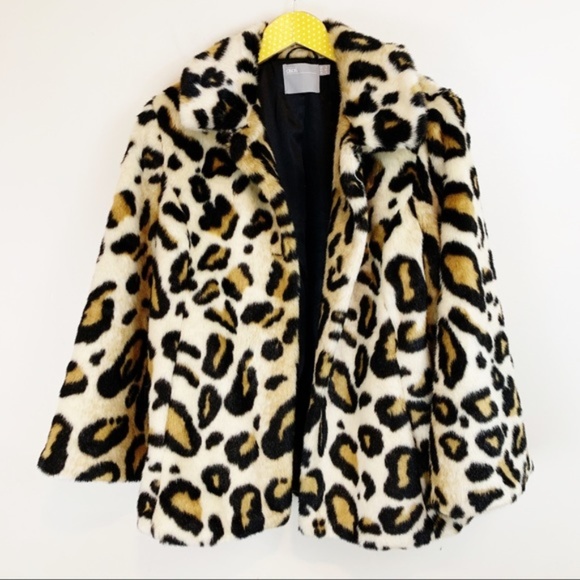 ASOS Jackets & Blazers - ASOS Faux Fur Animal Print Winter Coat